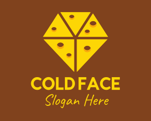 Diamond Cheese Slice Logo