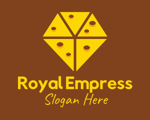 Diamond Cheese Slice Logo