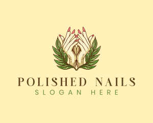 Lady Nail Salon logo design