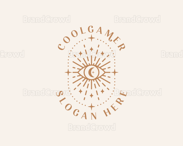 Mystical Boho Eye Logo