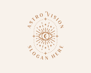 Mystical Boho Eye logo design