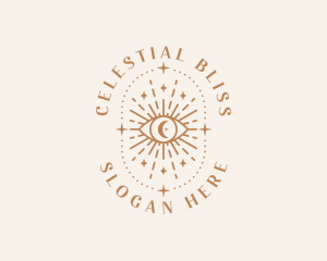 Mystical Boho Eye logo design