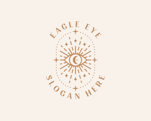 Mystical Boho Eye logo design