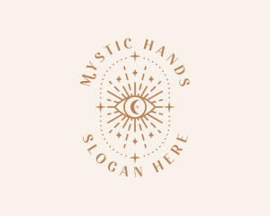 Mystical Boho Eye logo design