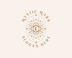 Mystical Boho Eye logo design