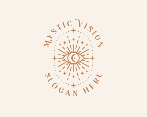 Mystical Boho Eye logo design