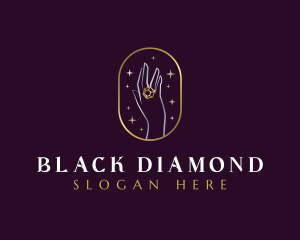 Luxury Ring Crystal logo design