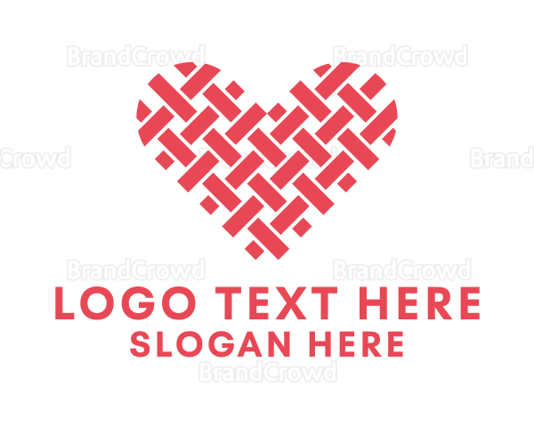 Textile Heart Crafts Logo