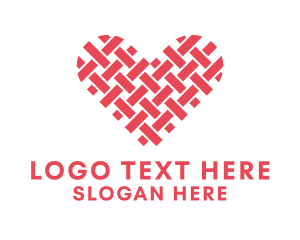 Artisanal - Textile Heart Crafts logo design