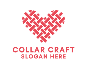 Textile Heart Crafts logo design