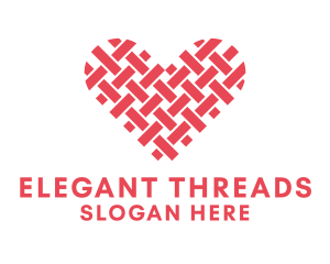 Textile Heart Crafts logo design