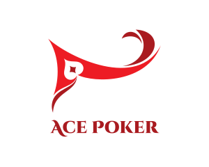 Poker - Red Poker Wave logo design
