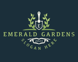 Garden Shovel Landscaping logo design