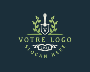 Agriculture - Garden Shovel Landscaping logo design