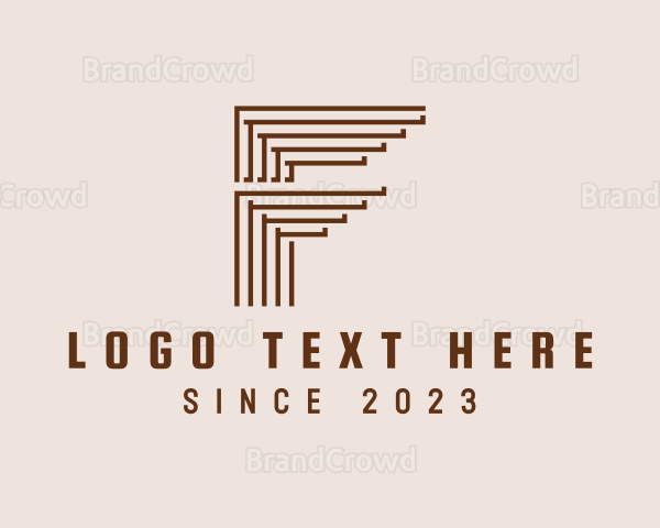 Modern Architecture Letter F Logo