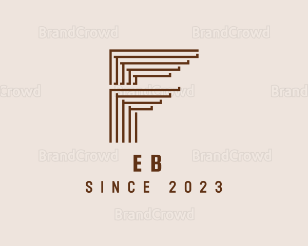 Modern Architecture Letter F Logo