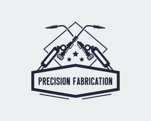 Fabrication - Welding Torch Fabrication logo design