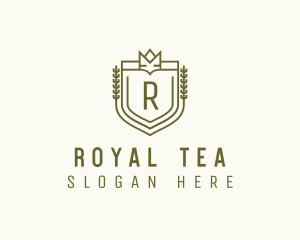 Royal Shield Crown logo design