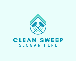 Housekeeping - Broom Housekeeping Cleaner logo design