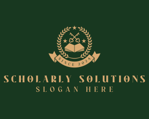 Scholar - University Scholar Academy logo design