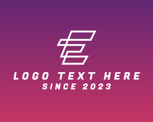 Letter E - Letter E Business logo design