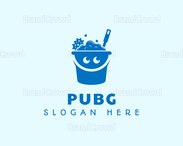 Cleaning Bucket Smile Logo
