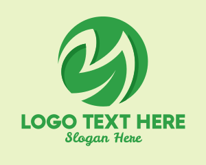 Tea Shop - Green Salad Restaurant logo design