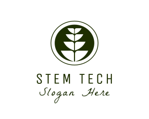 Stem - Wheat Plant Agriculture logo design