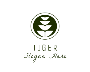 Vegetarian - Wheat Plant Agriculture logo design