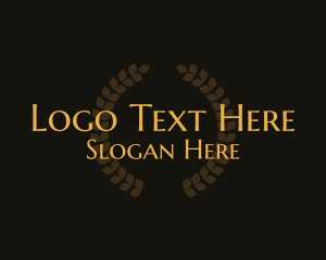 Advisory - Formal Legal Wreath logo design