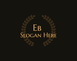 Deluxe - Formal Legal Wreath logo design