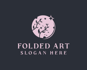 Moon Floral Art Studio logo design