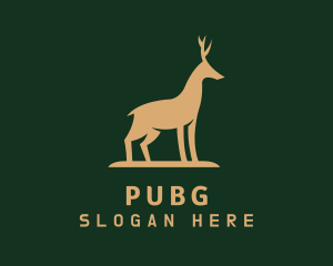 Luxury Deer Animal Logo