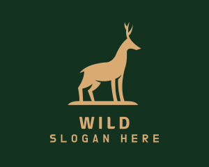 Agency - Luxury Deer Animal logo design