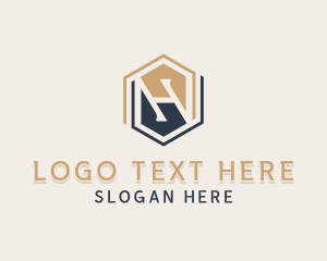 Corporate Company Letter H logo design