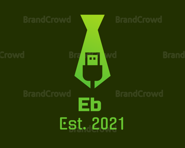 Green USB Tie Logo