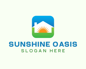 Sun Eco House logo design