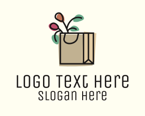 Supermarket - Supermarket Flowers logo design