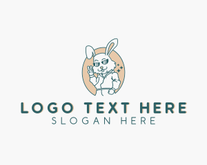 Streetwear - Hiphop Bunny Rabbit logo design