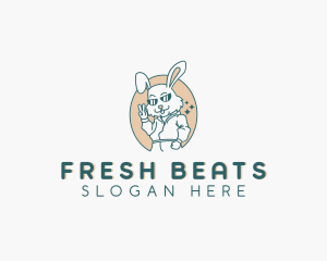 Hiphop - Hiphop Bunny Rabbit logo design