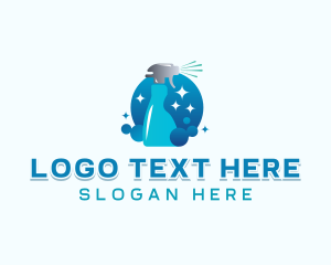 Sanitation - Sanitation Cleaning Disinfectant logo design