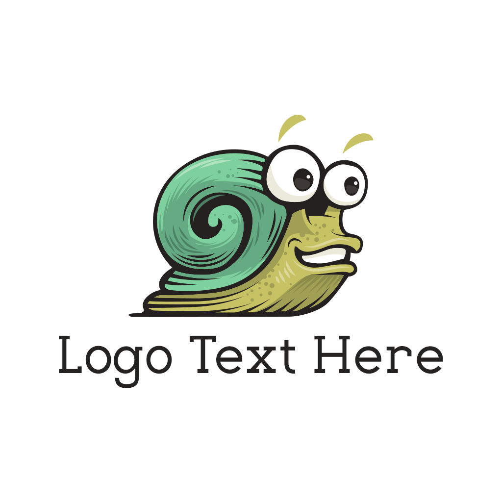 Green Snail Logo | BrandCrowd Logo Maker