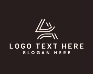 Startup - Legal Firm Letter A logo design