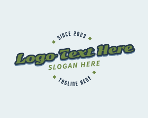 Retro Funky Business Logo