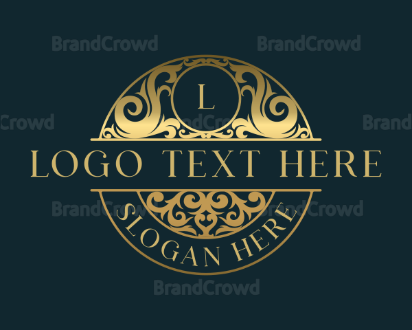 Luxury Ornamental Crest Logo