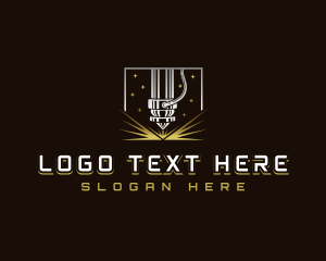 Metalwork - Machine Laser Metalwork logo design