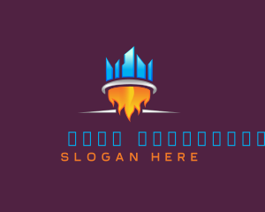 Thermal - Ring Fire Ice logo design