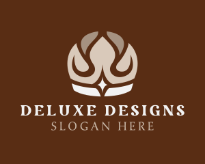 Deluxe - Elegant Crown Deluxe logo design