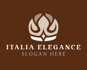 Elegant Crown Deluxe logo design