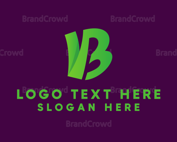 Modern Letter VB Monogram Logo